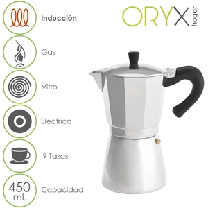 Cafetière à induction en aluminium 9 tasses (450 ml.)Vendu parrakuten