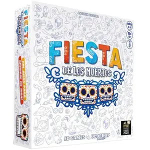 SD GAMES Fiesta de los Muertos - Jeu de société coopératif avec devinettes pour 4 à 8 joueurs recommandé à partir de 10 ans pas cher