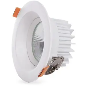 Greenice - Spot led Circulaire Downlight 7W 980Lm 6000ºK Anti-éblouissant UGR19 40 000H [HO-DL-AD-COB-7W-CW]Vendu parmanomano