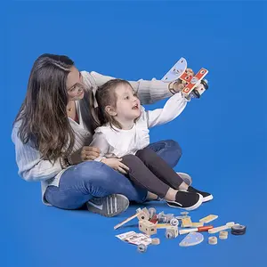 Eurekakids Jeu De Construction En Bois pas cher