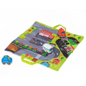 Eurekakids Tapis De Jeu Avec 3 Voitures pas cher