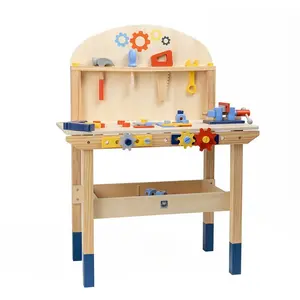 Eurekakids Établi En Bois Avec 45 Accessoires pas cher