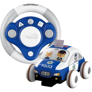 Eurekakids Voiture De Police Souple Avec Radiocommande pas cher