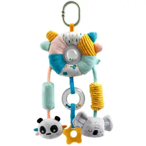 Eurekakids Cucu Hanging And Rattle Toy With More Than 10 Sensory Stimu... pas cher
