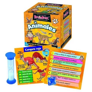 Asmodee BrainBox Animales - Jeu de Table en Espagnol TGG13403 pas cher