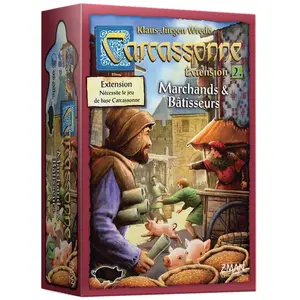 CARCASSONNE - Extension 2 Marchands & Bâtisseurs - Jeu de société pas cher