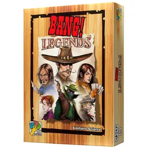Asmodee dV Giochi Bang ! Legends | Extension | Jeu de cartes pour grands groupes d'amis | À partir de 8 ans | 4 à 7 joueurs | 40 minutes par partie | Espagnol pas cher