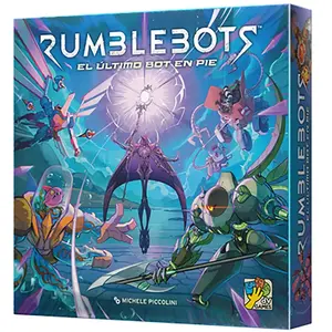 dV Giochi Rumblebots Jeu de société à partir de 12 ans, de 2 à 4 joueurs, 60 minutes par partie, espagnol pas cher