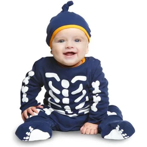 Desconocido My Other Me Costume de squelette bébé coton 12 à 24 MOISVendu parkidinn