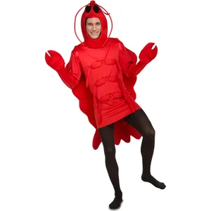 Mom VIVING COSTUMES / JUINSA - Rode kreeft kostuum voor volwassenen - M / L pas cher