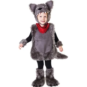 Mom Kleine Wolf Kostuum Kind Seff - 5-6 Jaar pas cher