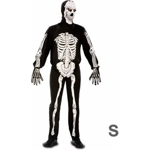 Partychimp Costume de Scheletro, Noir pas cher