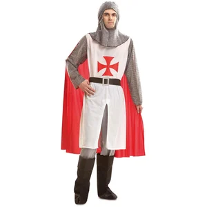 Mom Costume De Chevalier Médiéval Avec Cape Pour Homme pas cher