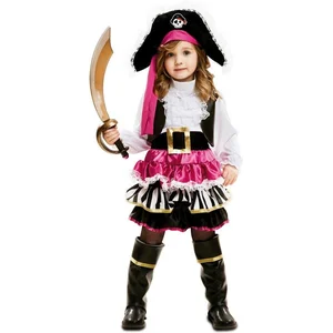 Mom Kleine Piratenmeisjes Kostuum Roze 12-24 Months pas cher