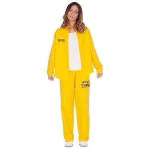 Mom VIVING COSTUMES / JUINSA - Gevangenis kostuum in het geel voor vrouwen - M / L pas cher