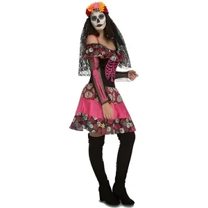 Mom Costume pour la Journée des adultes des morts (1 morceau) pas cher