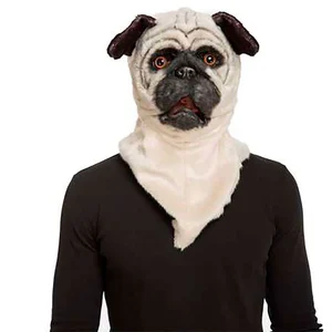Mom Masque - Disfrazzes - Bulldog - Mâchoire Mobile - Multicolore - Taille Unique pas cher