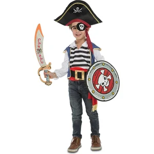 Mom VIVING COSTUMES / JUINSA - Piratenkostuum met accessoires voor kinderen - 110/116 (5-6 jaar) pas cher