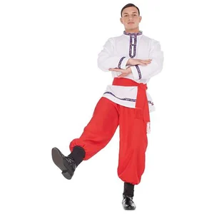 Mom Costume pour les adultes mon autre moi russe 3 pièces rouges