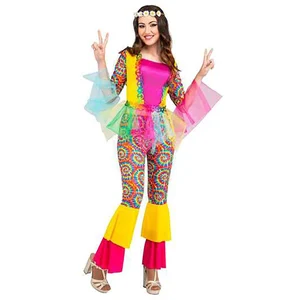 Mom VIVING COSTUMES / JUINSA - Hippiekostuum van tule voor dames - M / L pas cher
