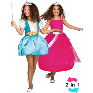 Comparateur de prix : Mom Costume pour enfants mon autre moi princesse 7-9 ans Bleu 2 en 1 corsage
