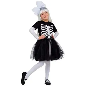 Comparateur de prix : Mom Costume De Fille Squelette Tutu
