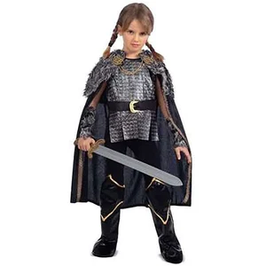 VIVING Mom Costume De Femme Viking Avec Tunique Manchettes Et Couvre-bottes