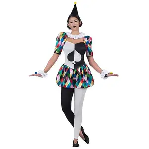 Mom Costume D´arlequin Cachant Cever pas cher