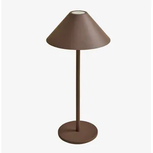 Lampe de table led d'extérieur sans fil Nebida Sklum Brun Café pas cher