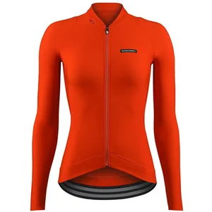 Etxeondo Alda Thermo Jersey Met Lange Mouwen Oranje M Vrouw pas cher