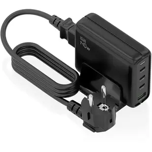 Aisens Chargeur Mural Usb-a Et Usb-c Asch-140w4p056-bk pas cher