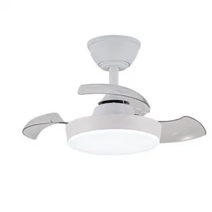 CRISTALRECORD Ventilateur LED Hornet 32 W 3 195 lm CCT à intensité variable avec pales rétractables pas cher