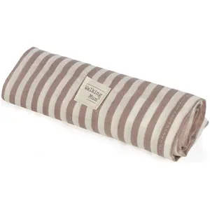 Lange Praliné Rayures Moka (120x120 cm) pas cher
