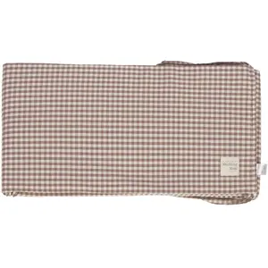 Tour de lit Praliné Vichy Rayures Moka (120x60 cm) pas cher