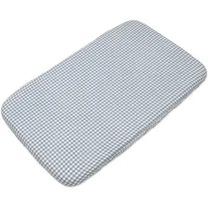 Drap housse pour berceau Praliné Vichy Matcha (120x60 cm) pas cher