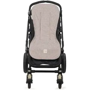 Assise pour poussette Praliné Vichy Moka