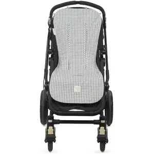 Assise pour poussette Praliné Vichy Matcha pas cher