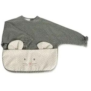 Bavoir manches longues Poppy Moss pas cher