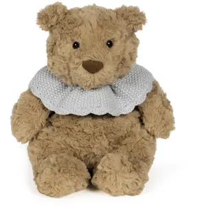 Ours en peluche tricot bleu (29 cm) pas cher