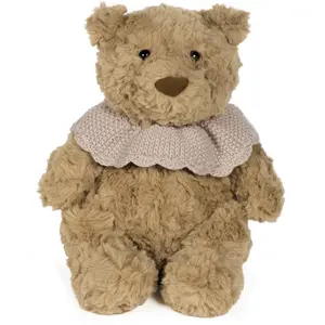 Ours en peluche tricot rose (29 cm) pas cher