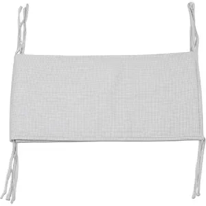 Tour de lit Little Bloom Vichy Gris (120x60 cm) pas cher