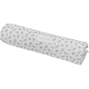 Lange Little Bloom Fleurs Gris (120x120 cm) pas cher