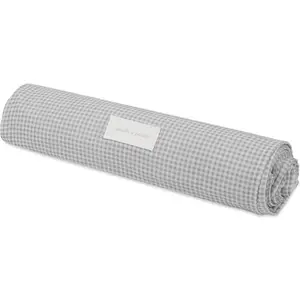 Lange Little Bloom Vichy Gris (120 x 120 cm) pas cher