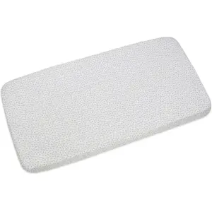 Drap housse pour berceau Little Bloom Fleurs Gris (120x60 cm) pas cher