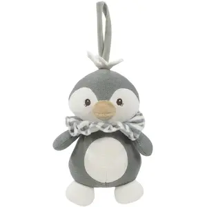Peluche musicale Pingouin Praliné Matcha pas cher