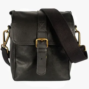 Bronkey Berlin sac photo en toile cirée noir pas cher