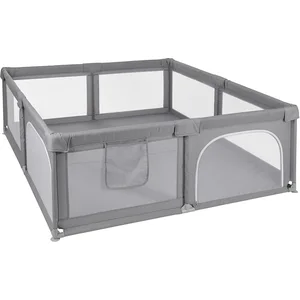 ms Parc de jeux pour bébé XXL - 180x200 Sûr, Avec et fenêtre filet