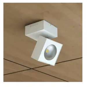 BENEITO FAURE Applique led carrée orientable Mini Rubyc Tricolore 7w blanche pas cher