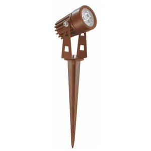 Spot LED rond ZAS 3W IP65 couleur Corten Beneito faure pas cher