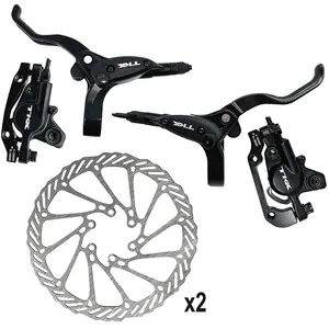 Kit freinage (freins+leviers+disques) TKX Tekmax HD04 (x2) pas cher